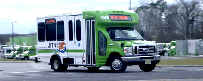 Photo of a Jitney minibus