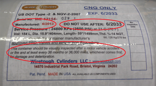 Photo of Expiration Label