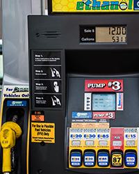 Photo of an ethanol fueling station.