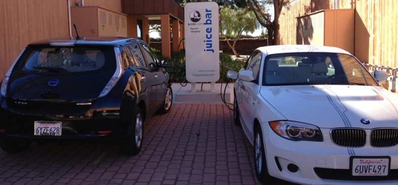 Case study thumbnail for Workplace Charging Success: lynda.com