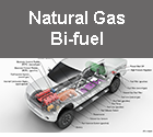Bi-fuel natural gas car image
